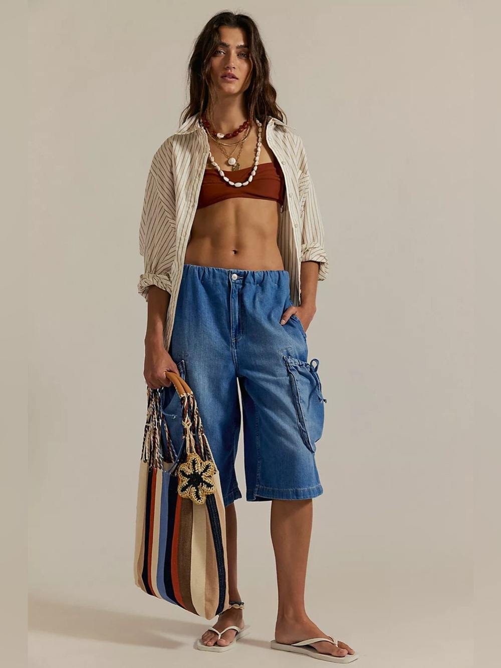 NWT Free People We The Free Marty Pull On Crop Jeans